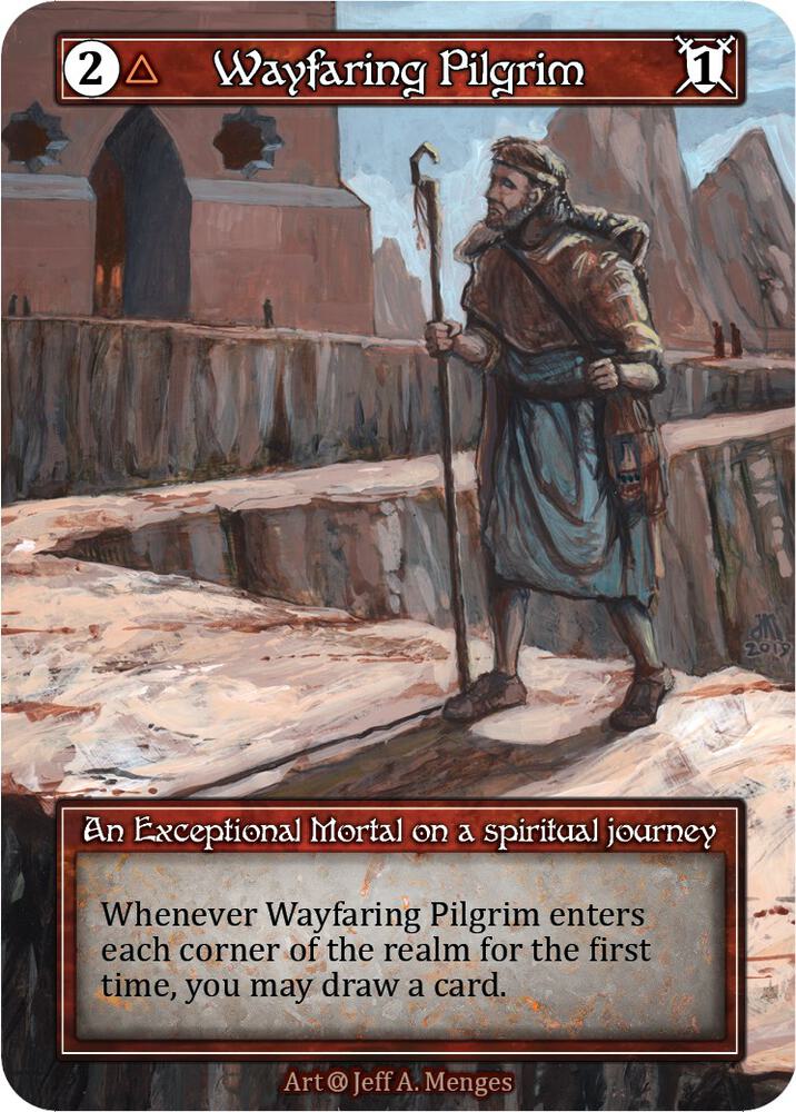 Wayfaring Pilgrim (Foil), Alpha #522492