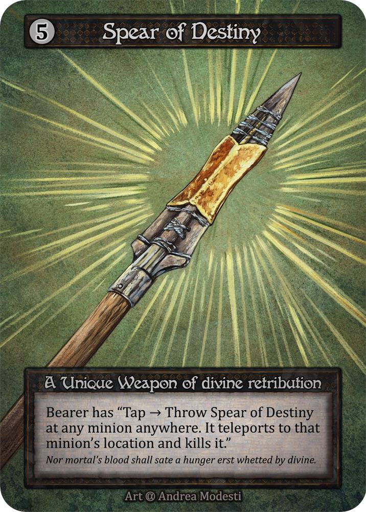 Spear of Destiny, Alpha #522501