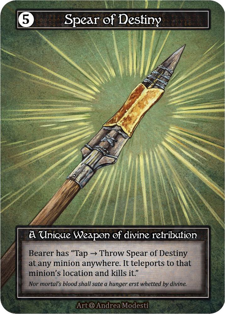 Spear of Destiny (Foil), Alpha #522506