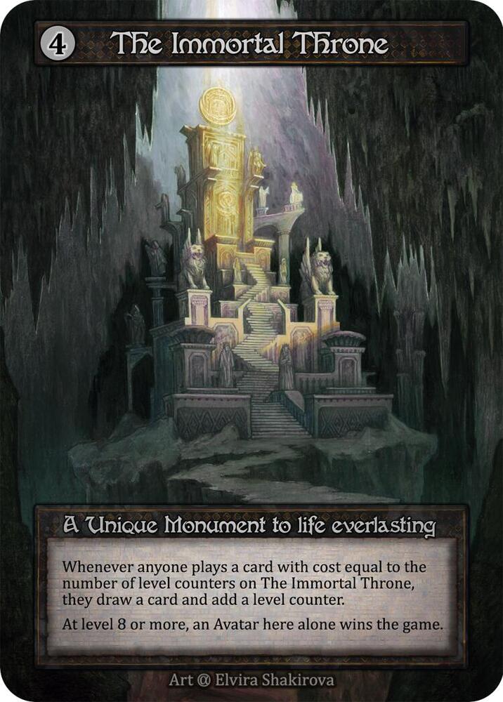 The Immortal Throne, Alpha #522553