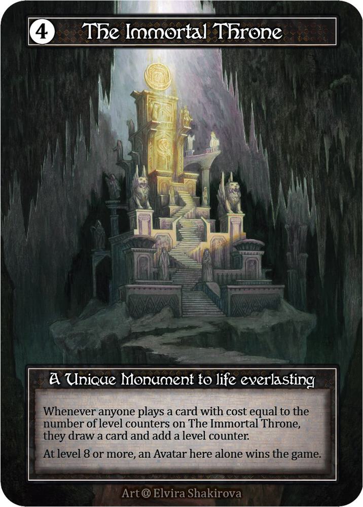 The Immortal Throne (Foil), Alpha #522555