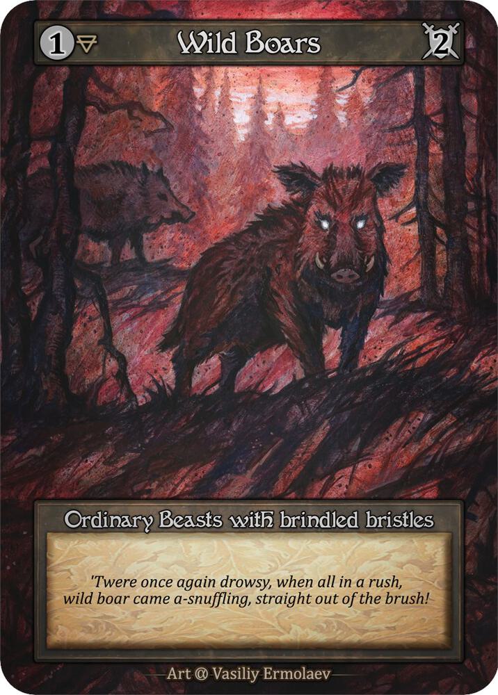 Wild Boars (Preconstructed Deck), Alpha #522566