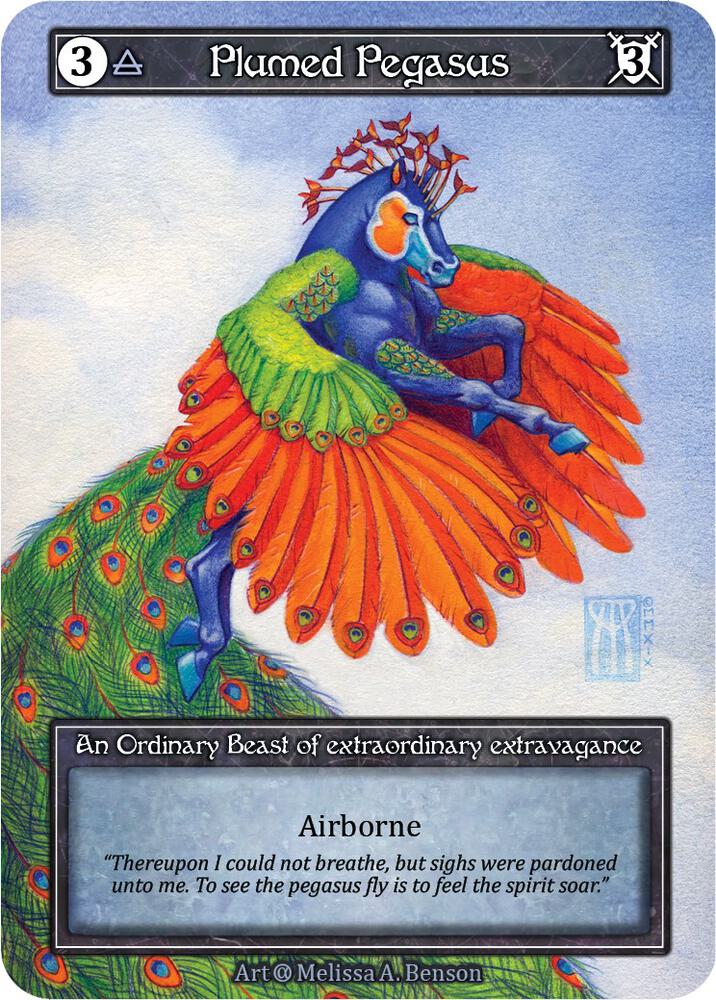 Plumed Pegasus (Foil), Alpha #522620
