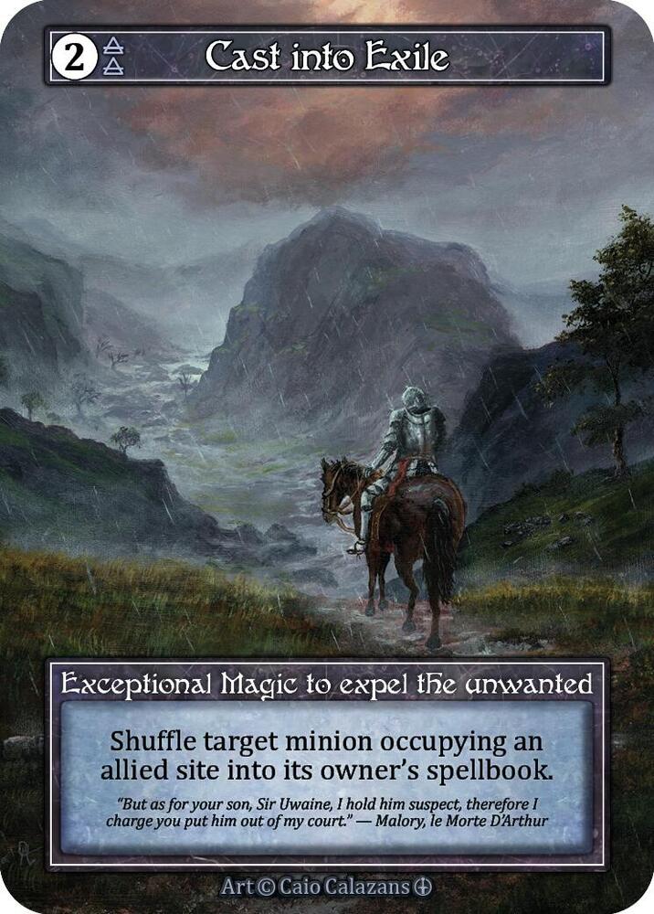 Cast into Exile (Foil), Arthurian Legends #585189