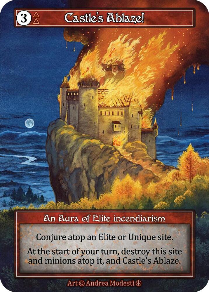 Castle's Ablaze! (Foil), Arthurian Legends #585193