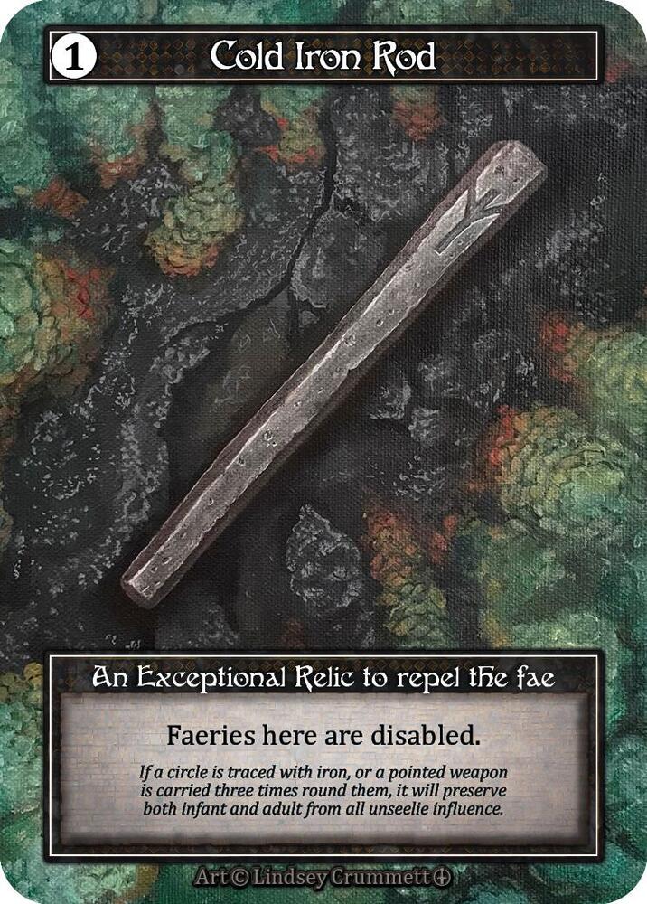 Cold Iron Rod (Foil), Arthurian Legends #585199