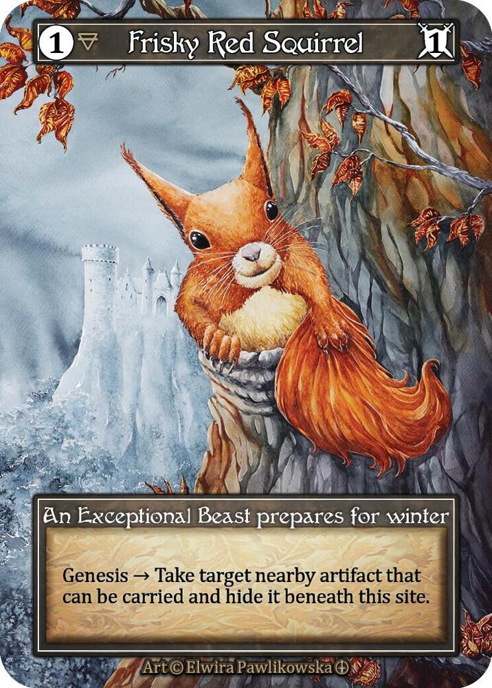 Frisky Red Squirrel (Foil), Arthurian Legends #585248