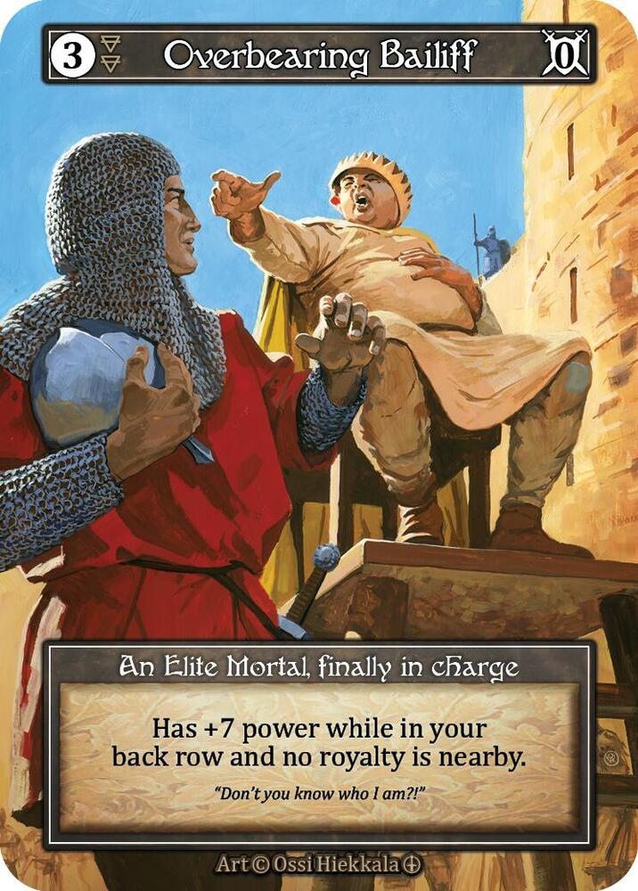 Overbearing Bailiff (Foil), Arthurian Legends #585355