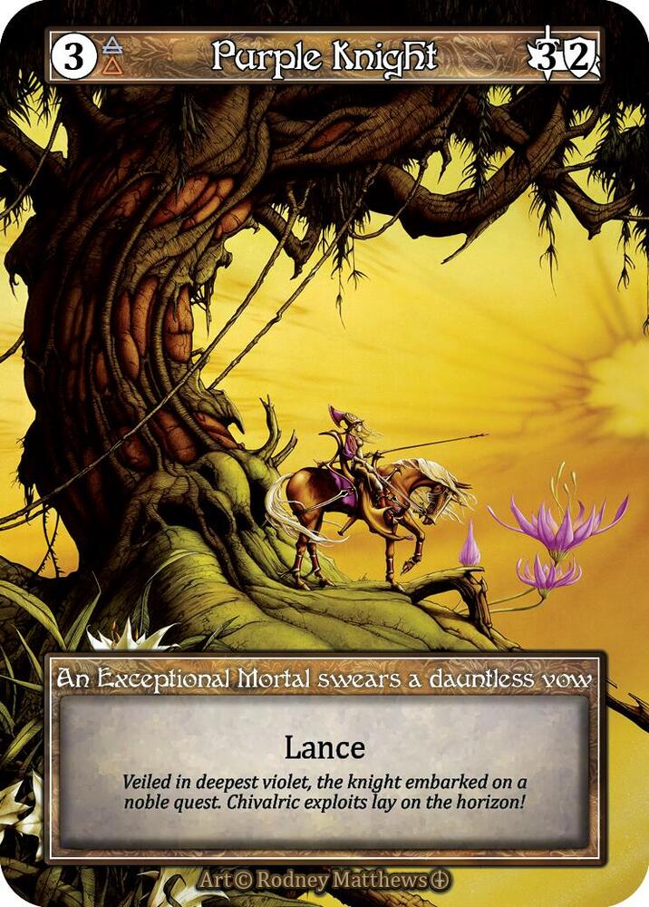 Purple Knight (Foil), Arthurian Legends #585379