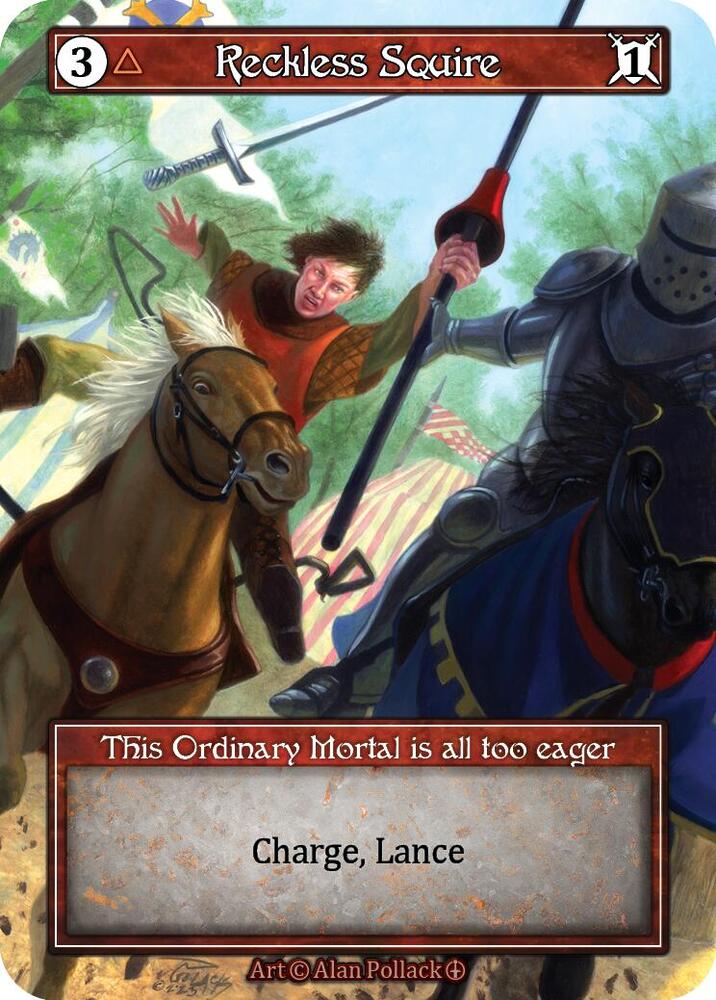 Reckless Squire (Foil), Arthurian Legends #585387