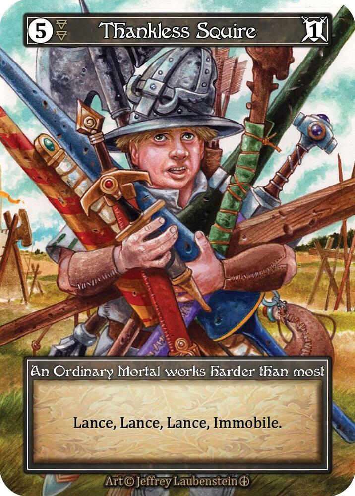 Thankless Squire (Foil), Arthurian Legends #585493