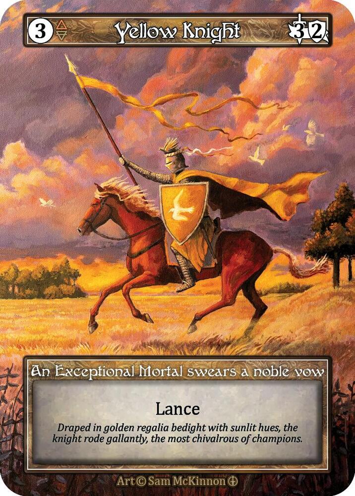 Yellow Knight (Foil), Arthurian Legends #585575