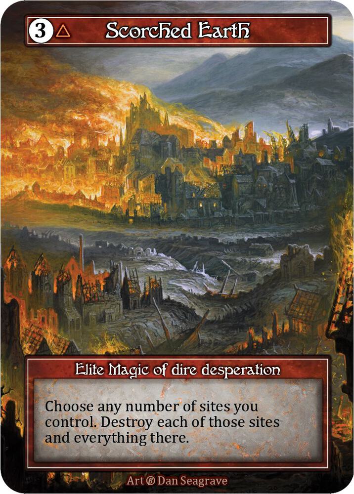 Scorched Earth (Foil), Beta #522740