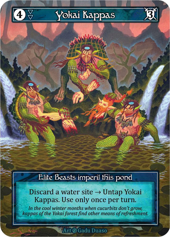 Yokai Kappas (Foil), Beta #522757