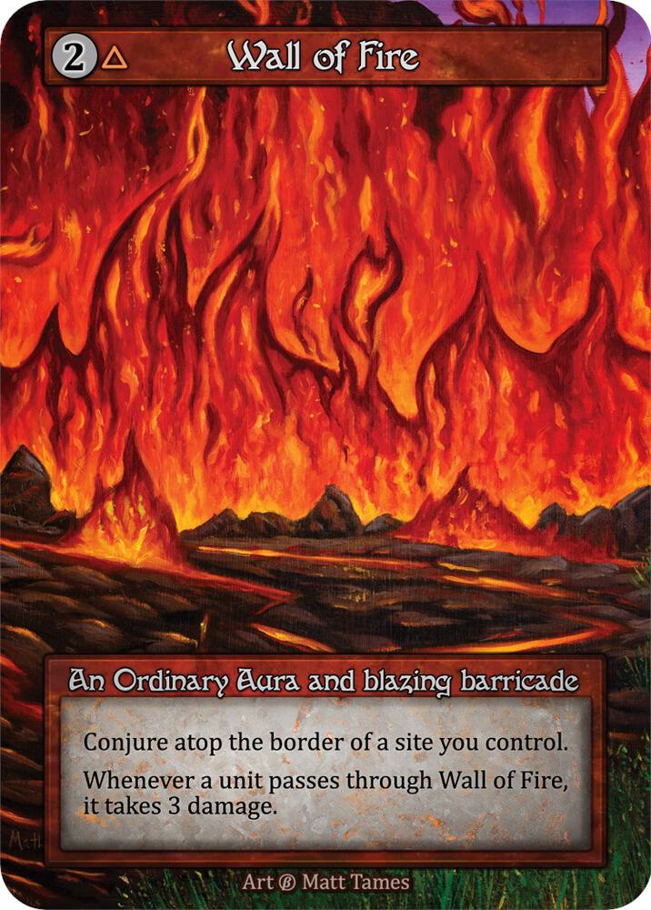 Wall of Fire, Beta #522784