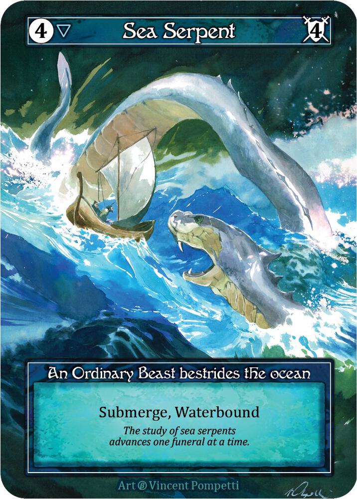 Sea Serpent (Foil), Beta #522807