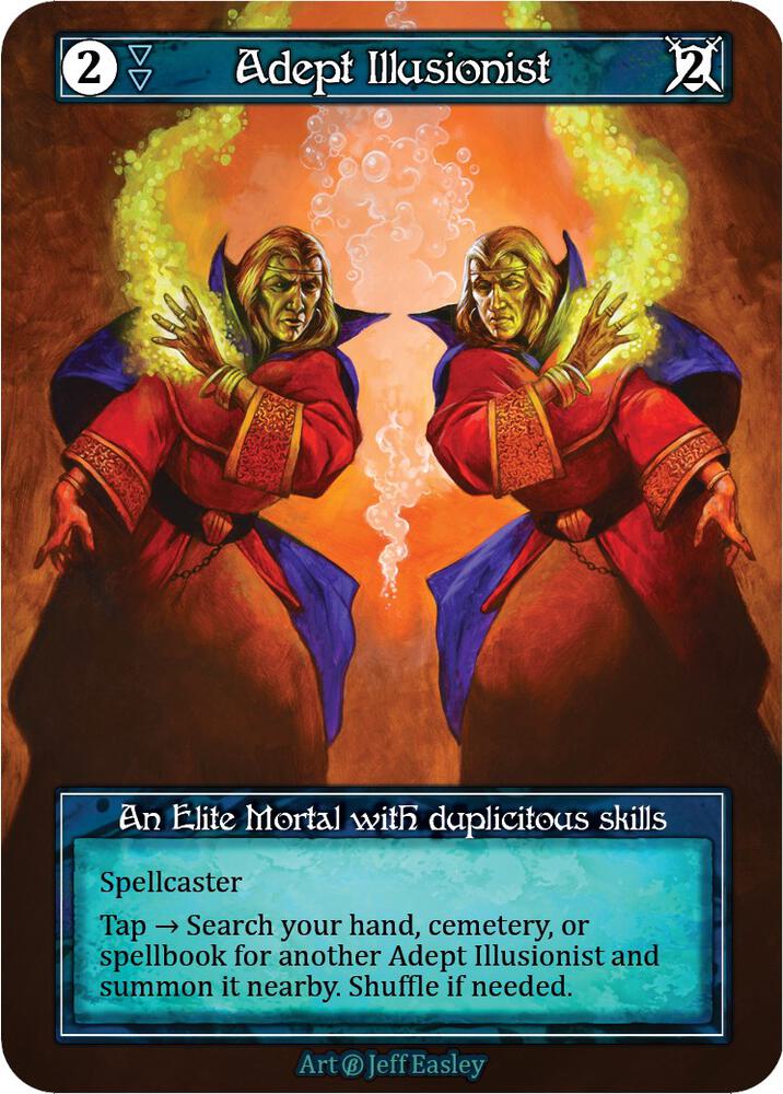 Adept Illusionist (Foil), Beta #522811