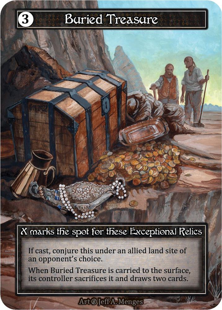 Buried Treasure (Foil), Beta #522829