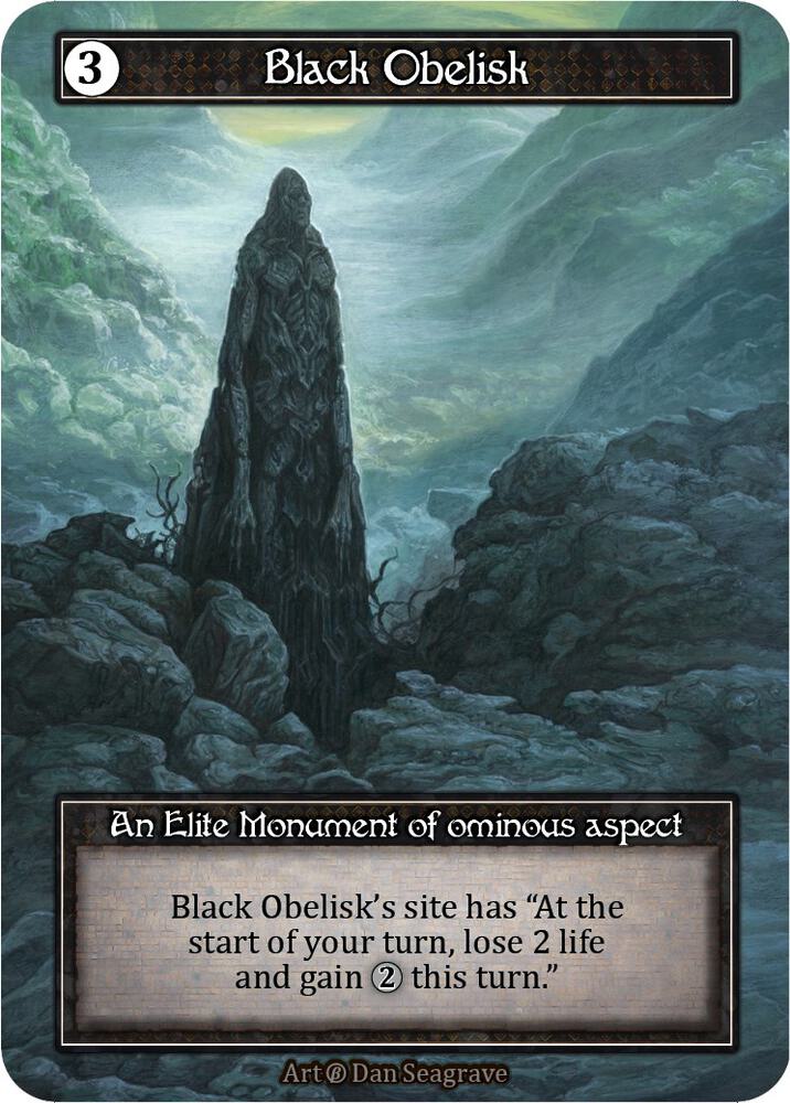 Black Obelisk (Foil), Beta #522845