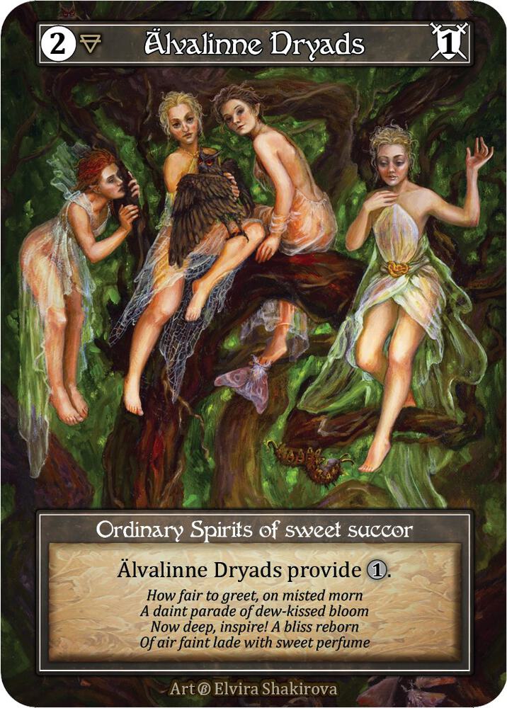 Alvalinne Dryads (Foil), Beta #522846