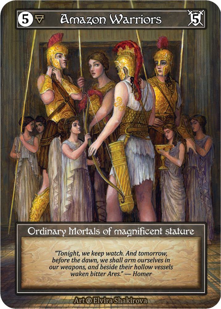 Amazon Warriors (Foil), Beta #522851