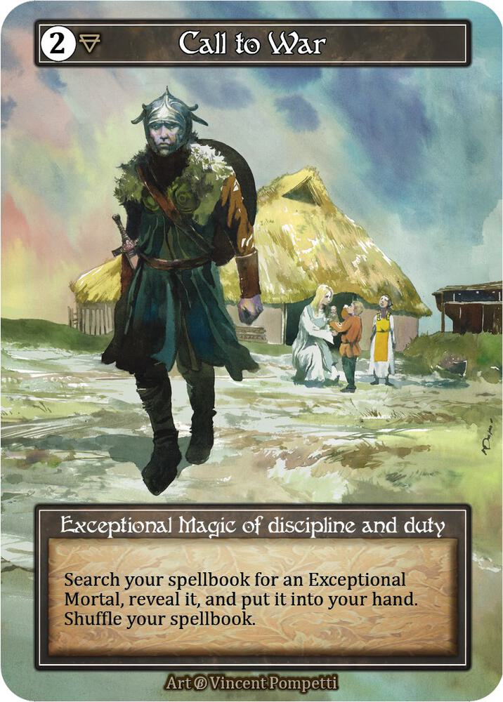Call to War (Foil), Beta #522854