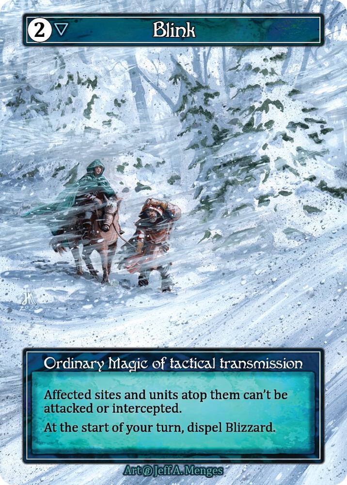 Blink (Foil) (Misprint), Beta #522862