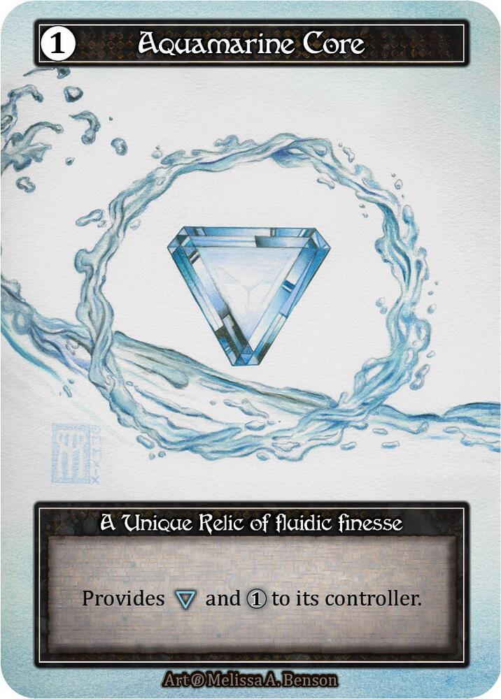 Aquamarine Core (Foil), Beta #522892