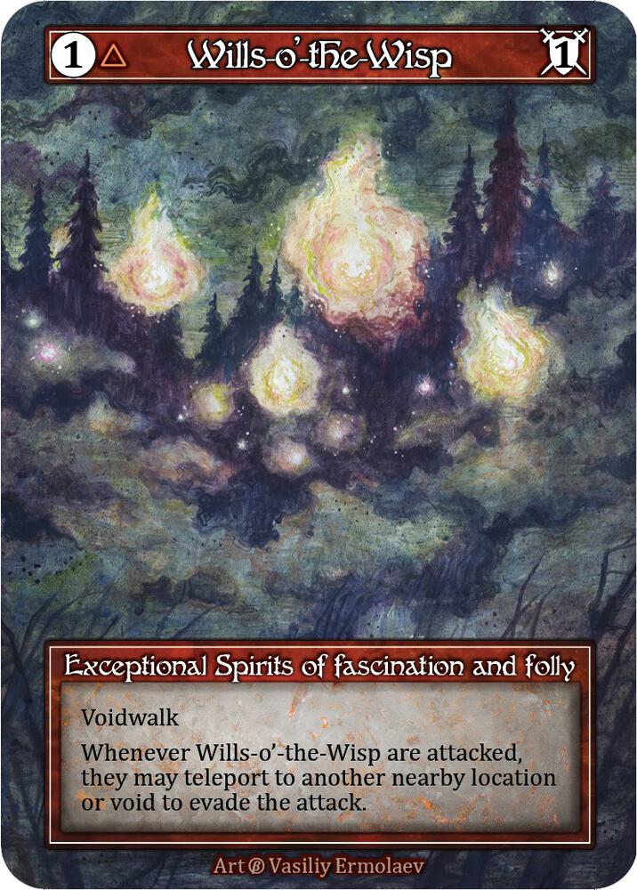 Wills-o'-the-Wisp (Foil), Beta #522916