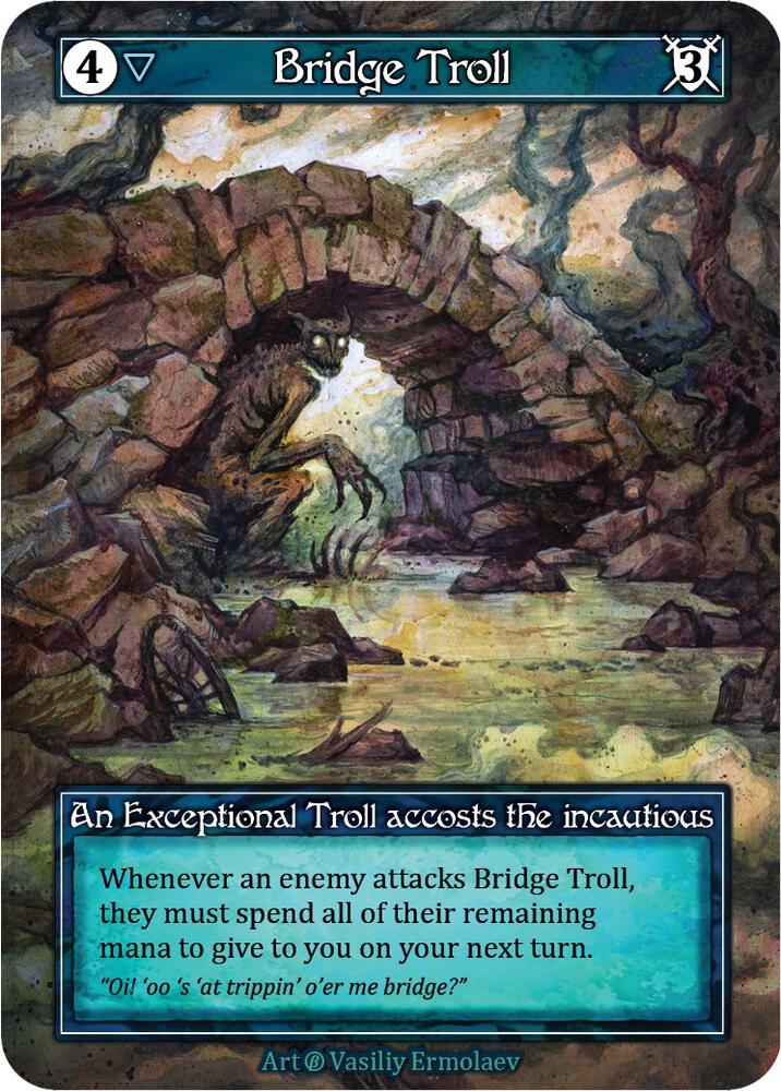 Bridge Troll (Foil), Beta #522925