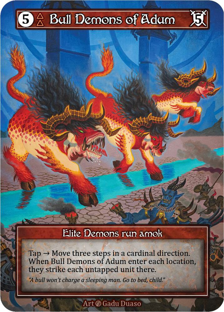 Bull Demons of Adum (Foil), Beta #522952