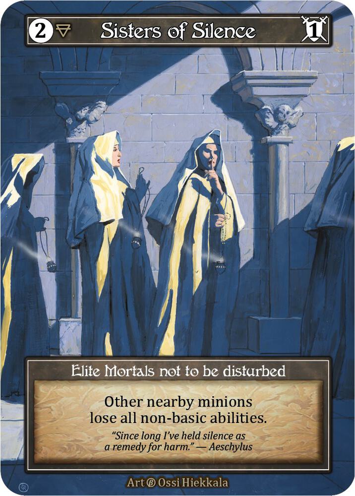 Sisters of Silence (Foil), Beta #523012