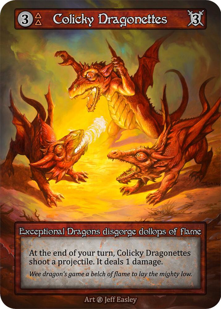 Colicky Dragonettes, Beta #523028