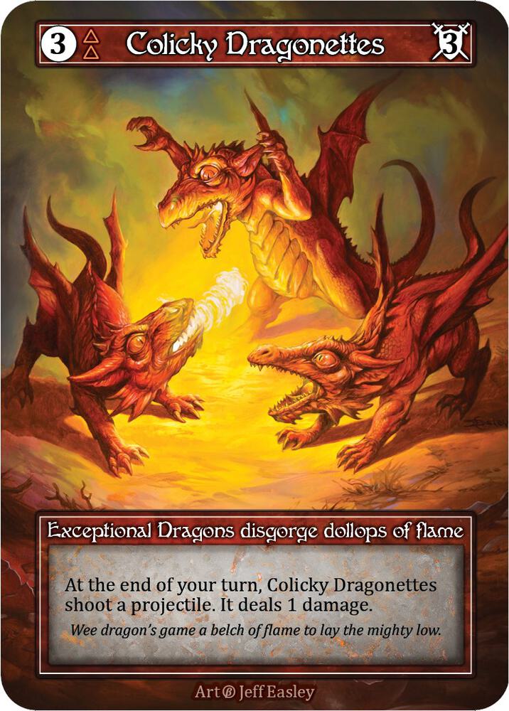 Colicky Dragonettes (Foil), Beta #523031