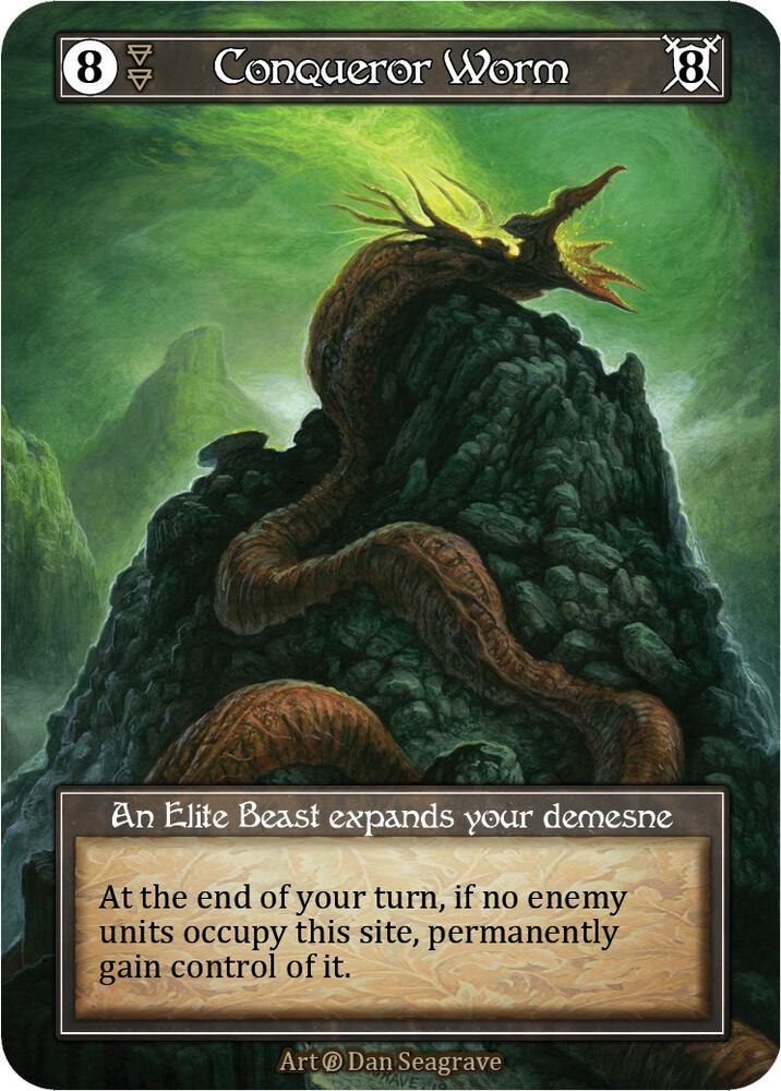 Conqueror Worm (Foil), Beta #523060