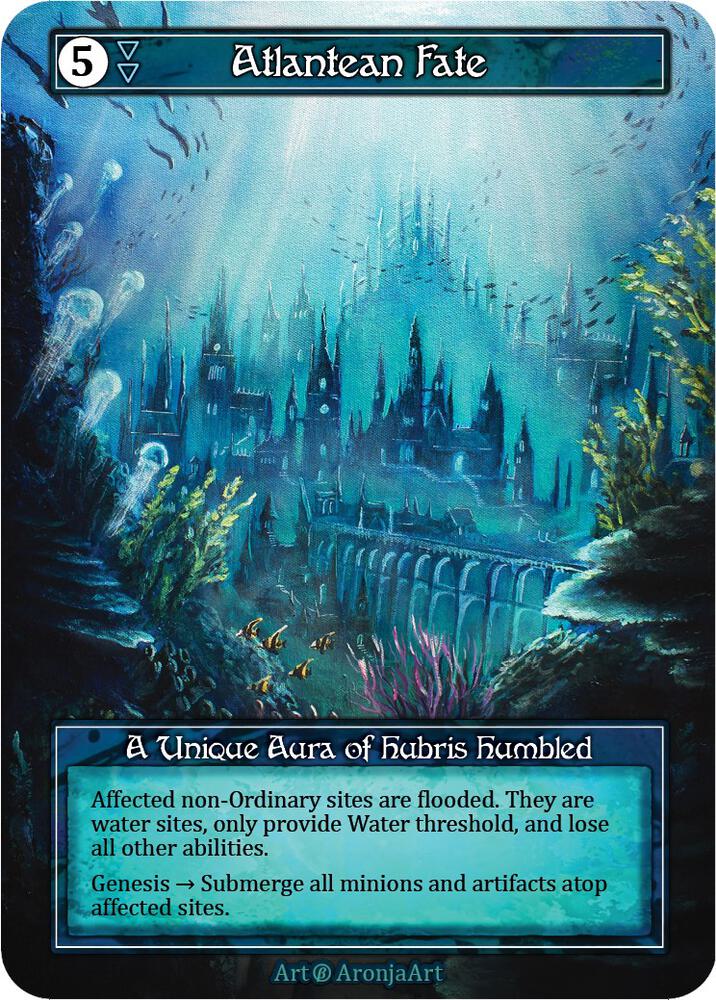 Atlantean Fate (Foil), Beta #523238