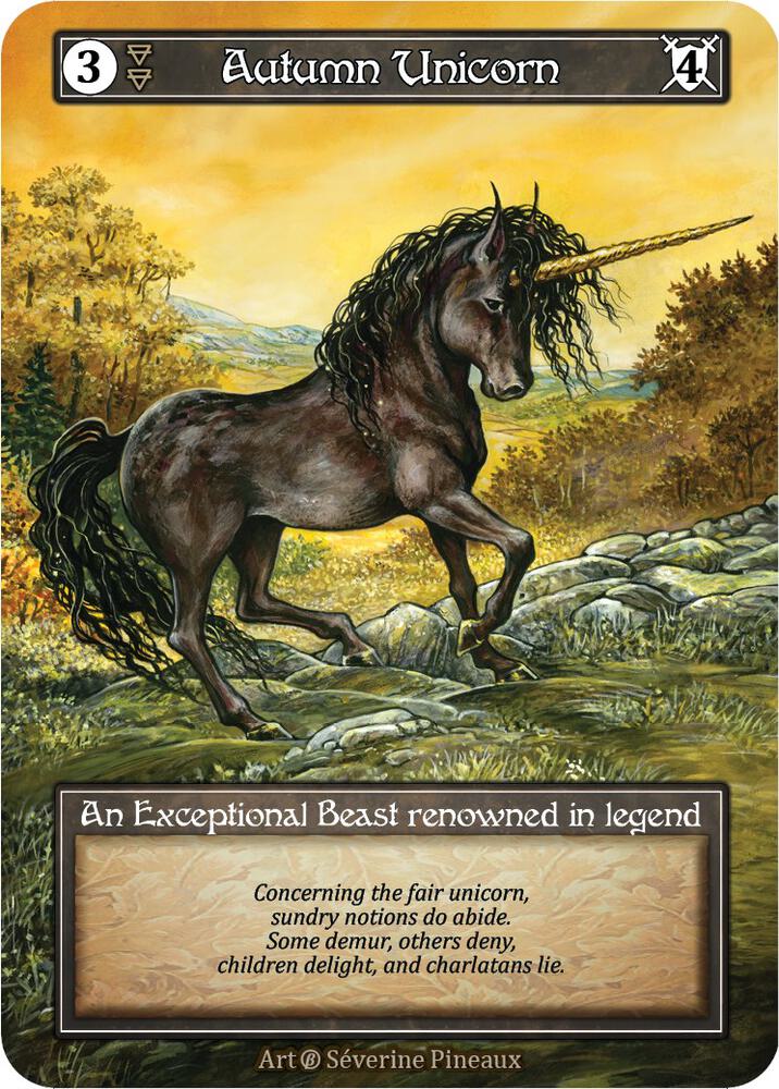 Autumn Unicorn (Foil), Beta #523248