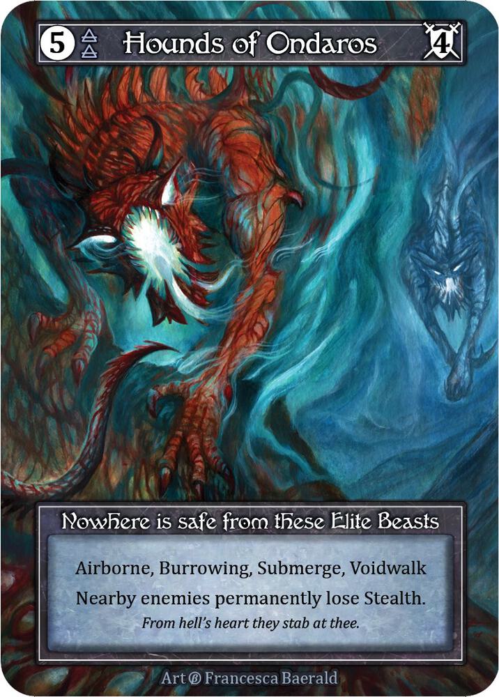 Hounds of Ondaros (Foil), Beta #523298