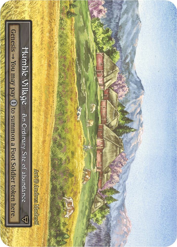 Humble Village (Foil), Beta #523315
