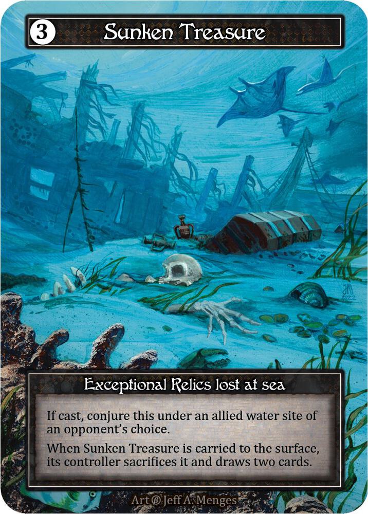 Sunken Treasure (Foil), Beta #523397