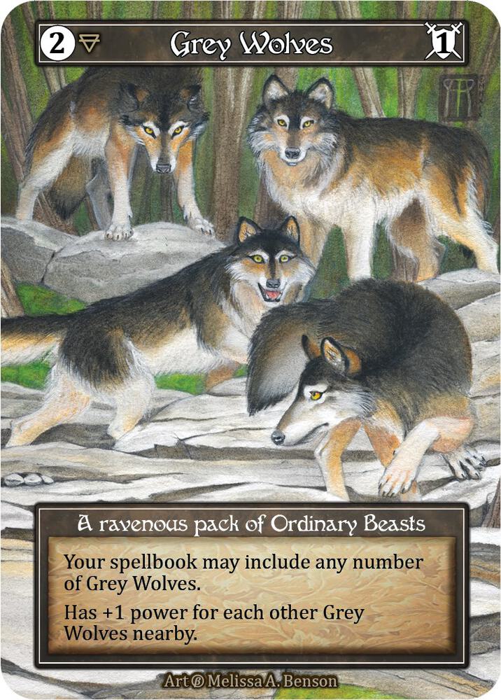 Grey Wolves (Foil), Beta #523435