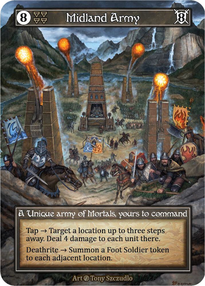 Midland Army (Foil), Beta #523469
