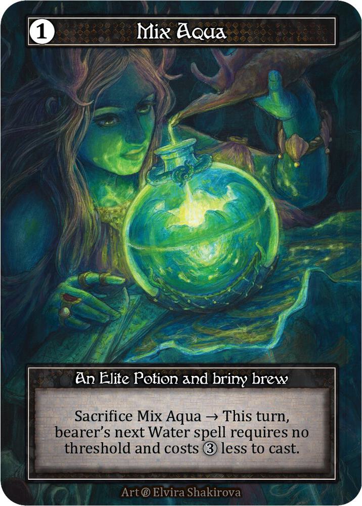Mix Aqua (Foil), Beta #523540