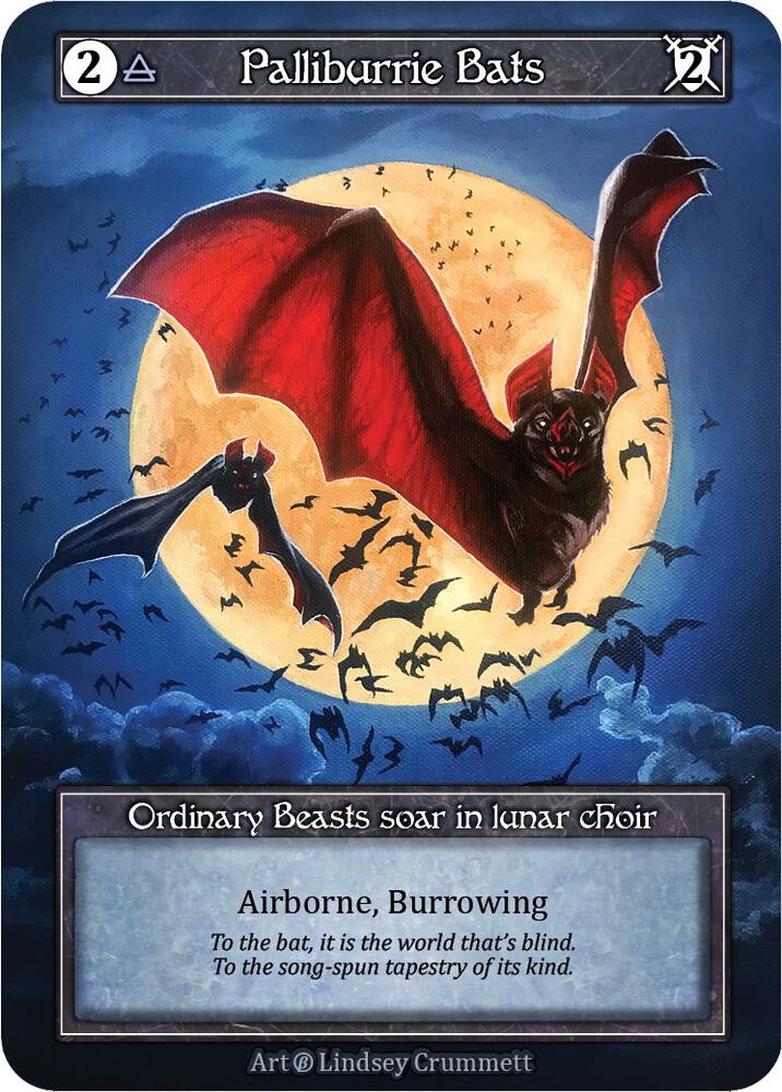 Palliburrie Bats (Foil), Beta #523547