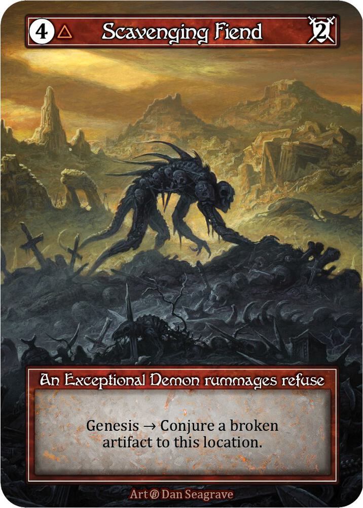 Scavenging Fiend (Foil), Beta #523626