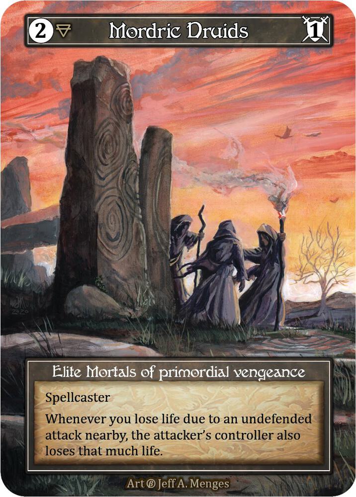 Mordric Druids (Foil), Beta #523710