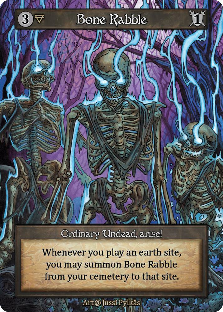 Bone Rabble (Store Alternate Art Promo) (Foil), Beta #528825