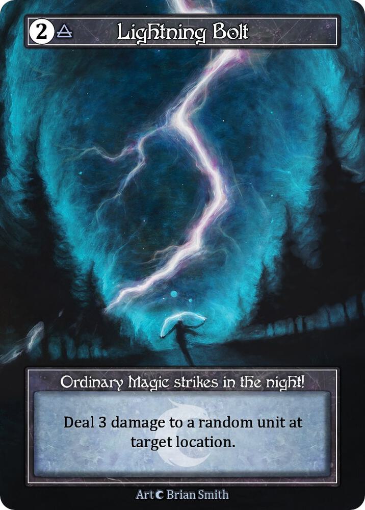 Lightning Bolt (Team Covenant Promo) (Foil), Beta #528832