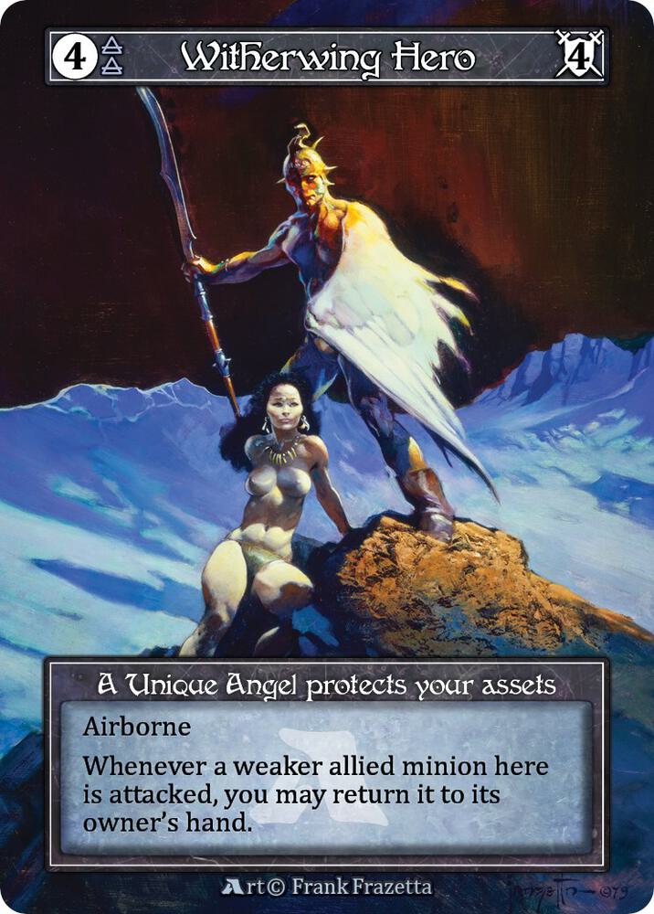 Witherwing Hero (Alpha Investments Promo) (Foil), Beta #528833