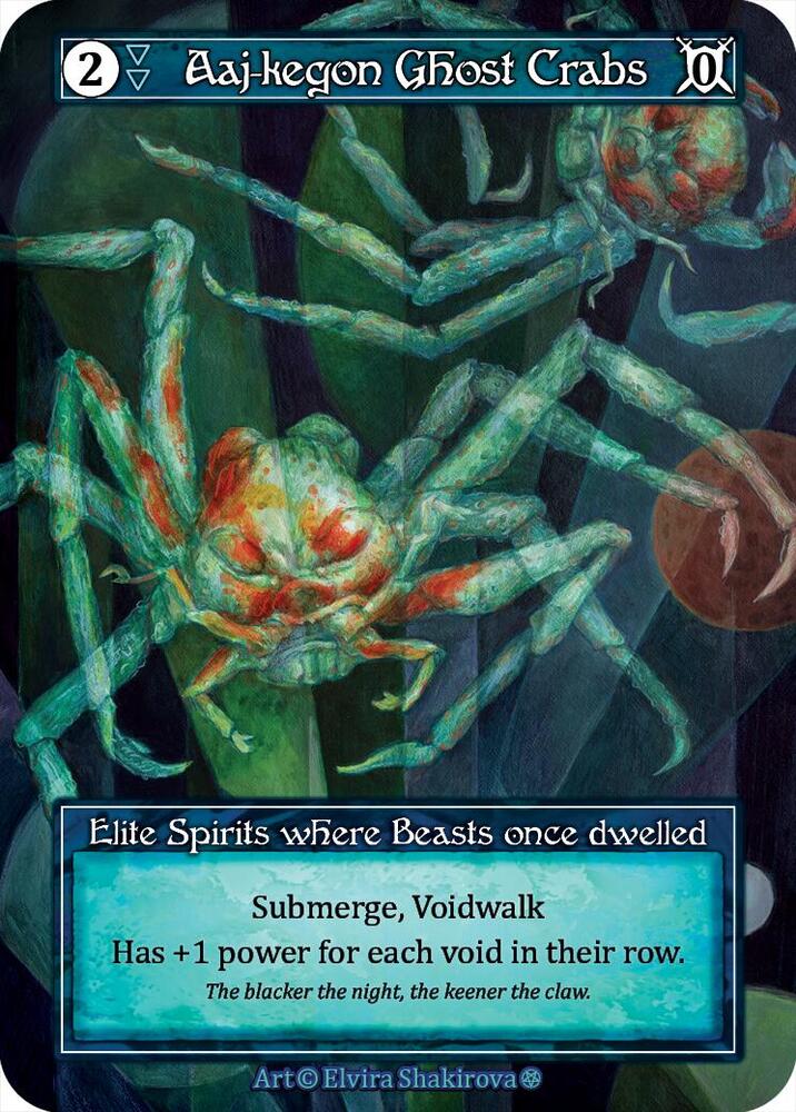 Aaj-kegon Ghost Crabs (Foil), Gothic #666916